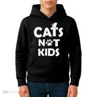 Cats Not Kids Kids Hoodie thumb 4