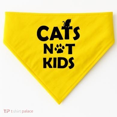 Cats Not Kids USA-Made Doggie Bandana