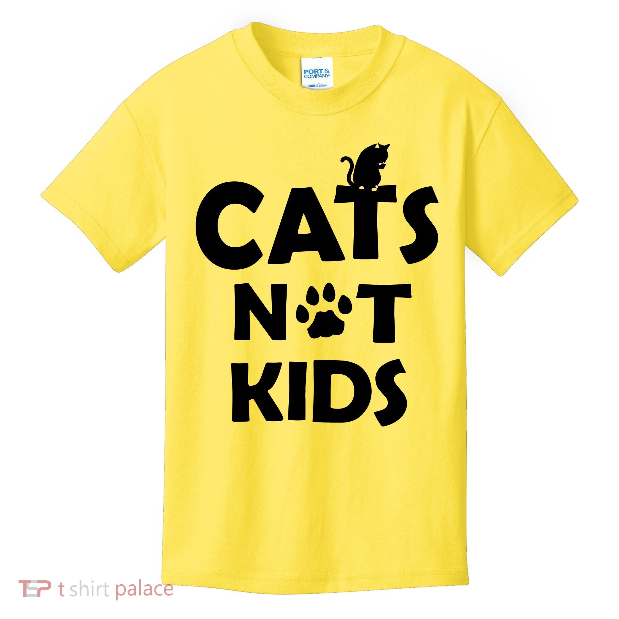 Cats Not Kids Kids T-Shirt
