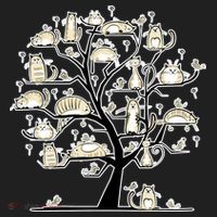 Cats On Trees Women's Sweatshirt thumb 2