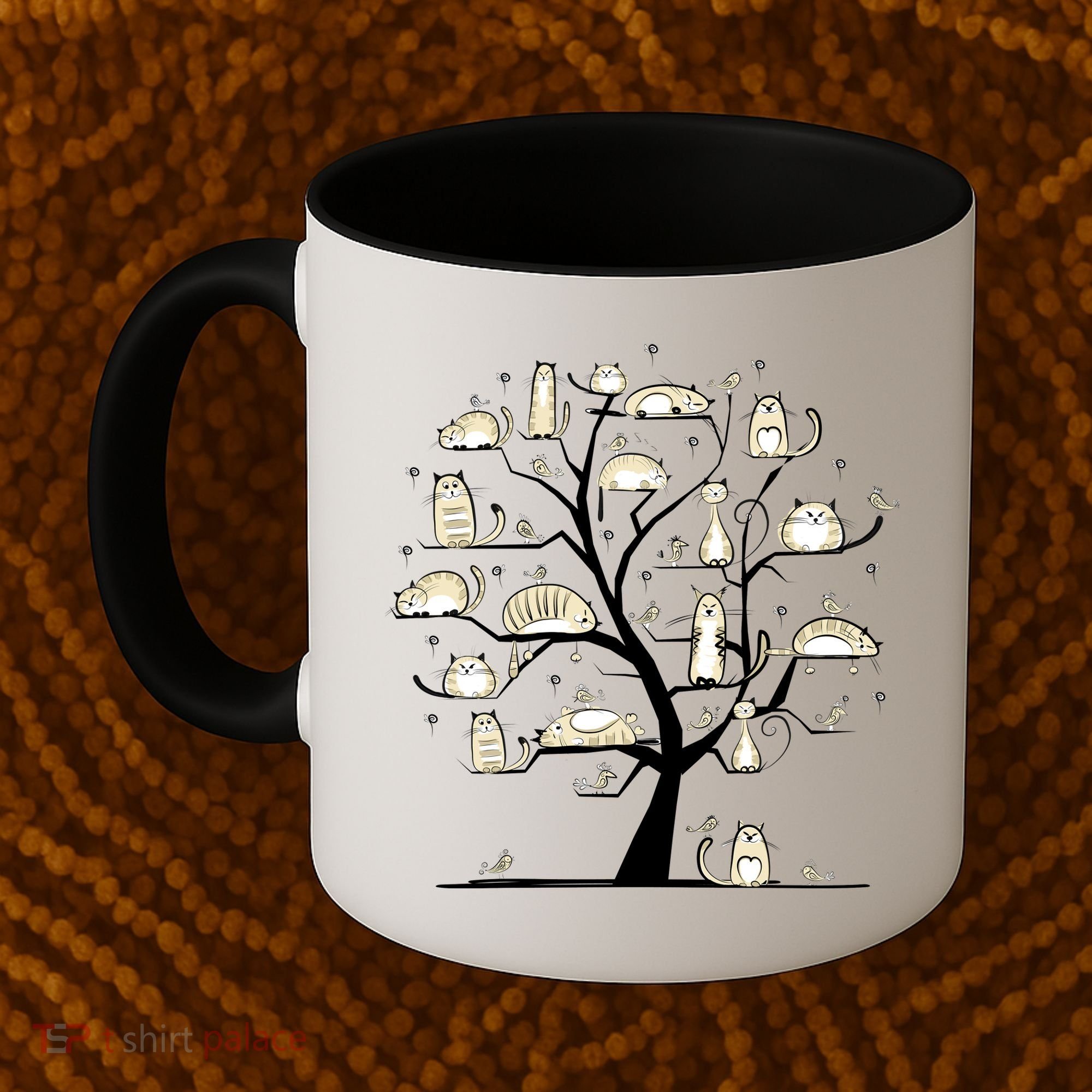 Cats On Trees Coffee Mug