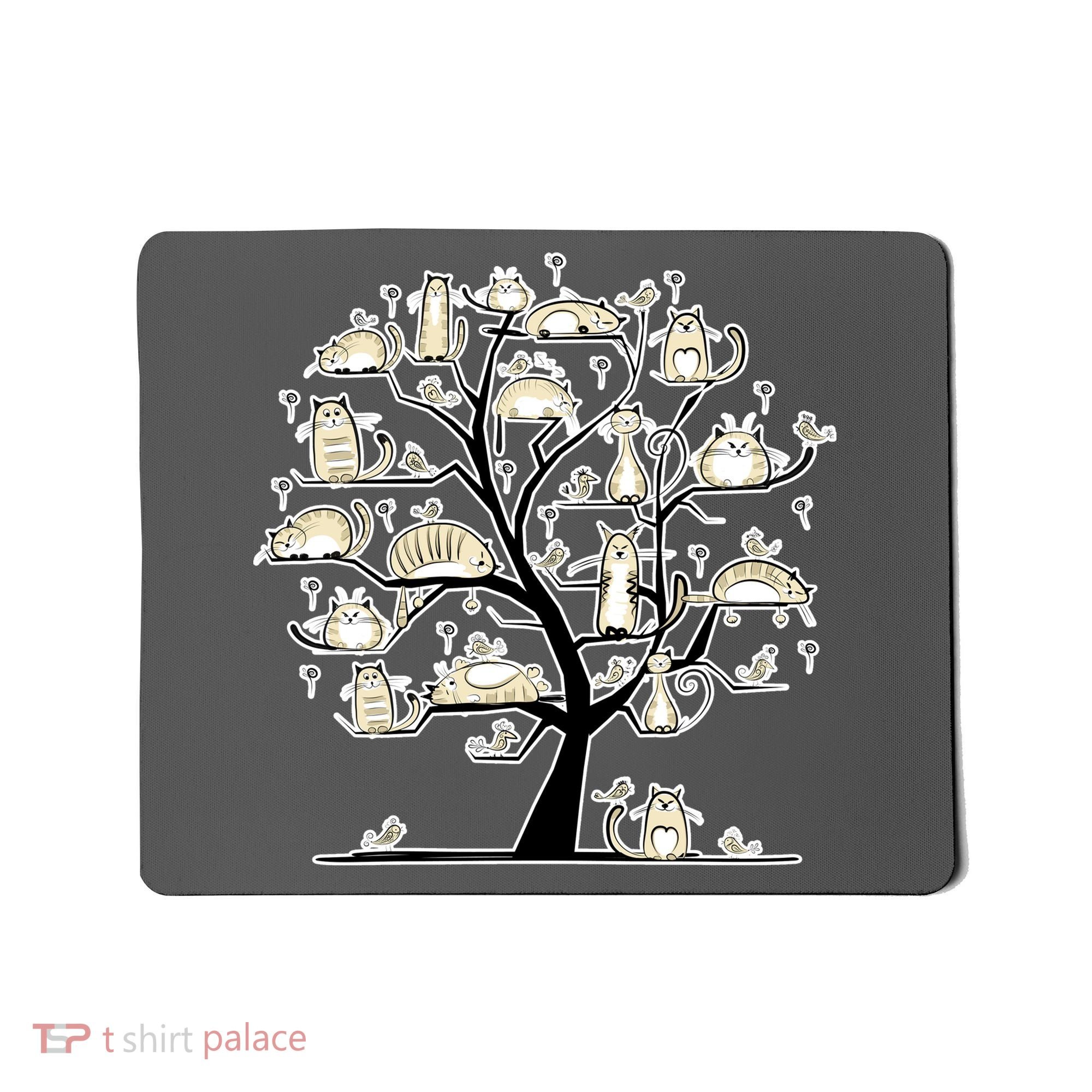 Cats On Trees Mousepad