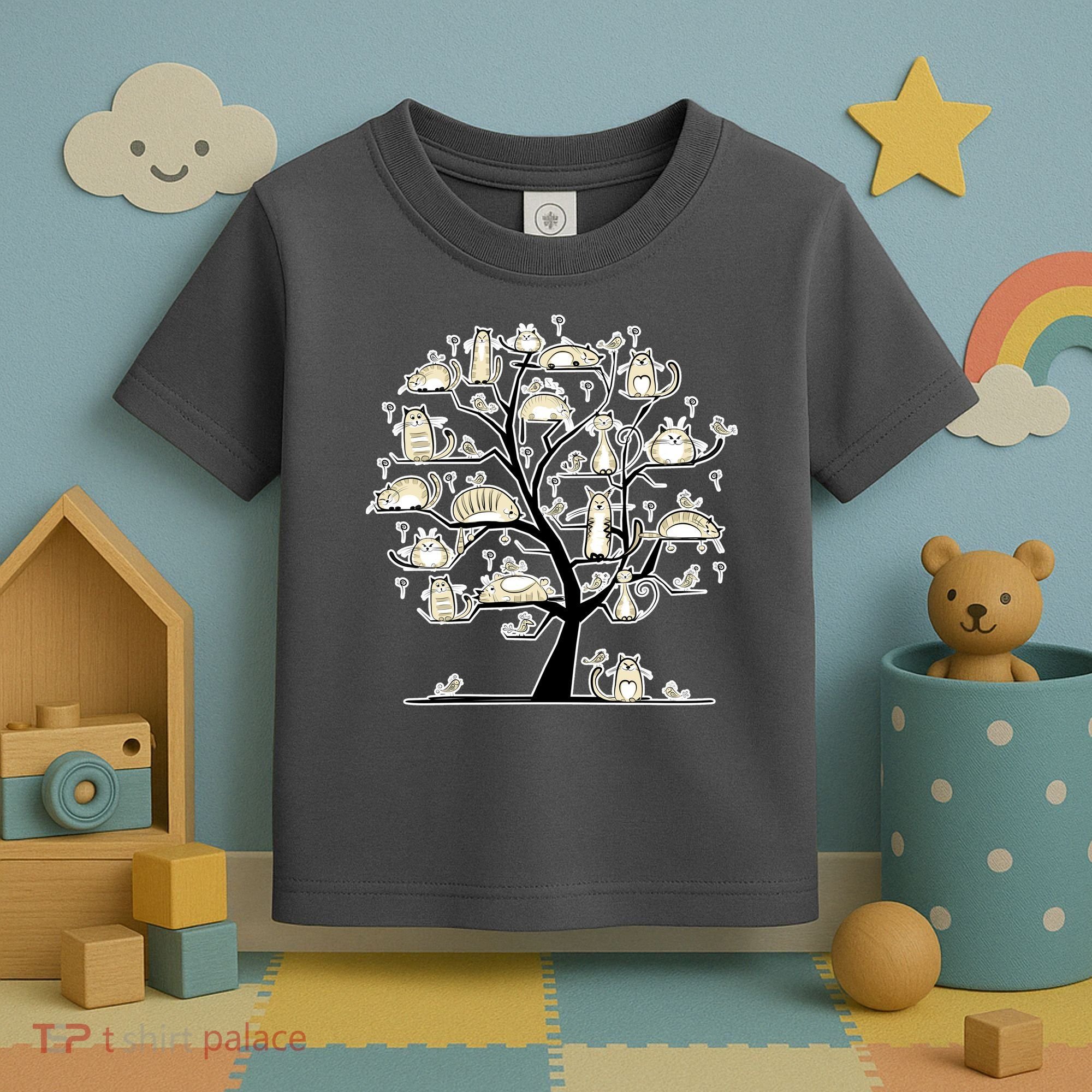Cats On Trees Toddler T-Shirt