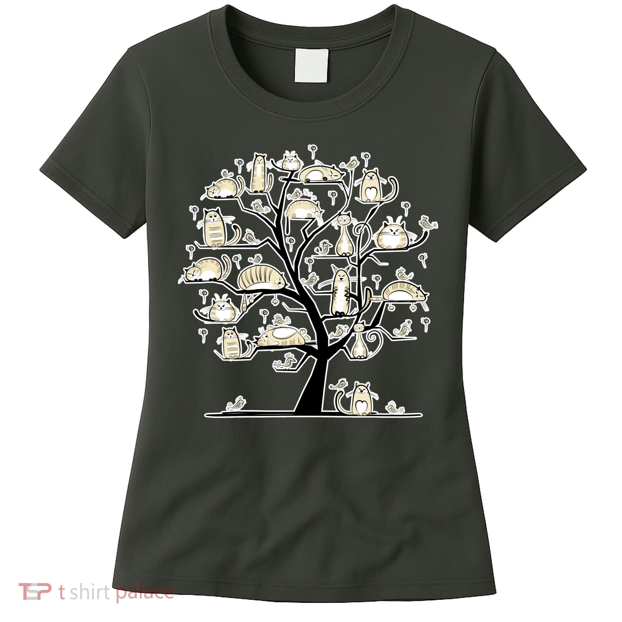 Cats On Trees Women's T-Shirt