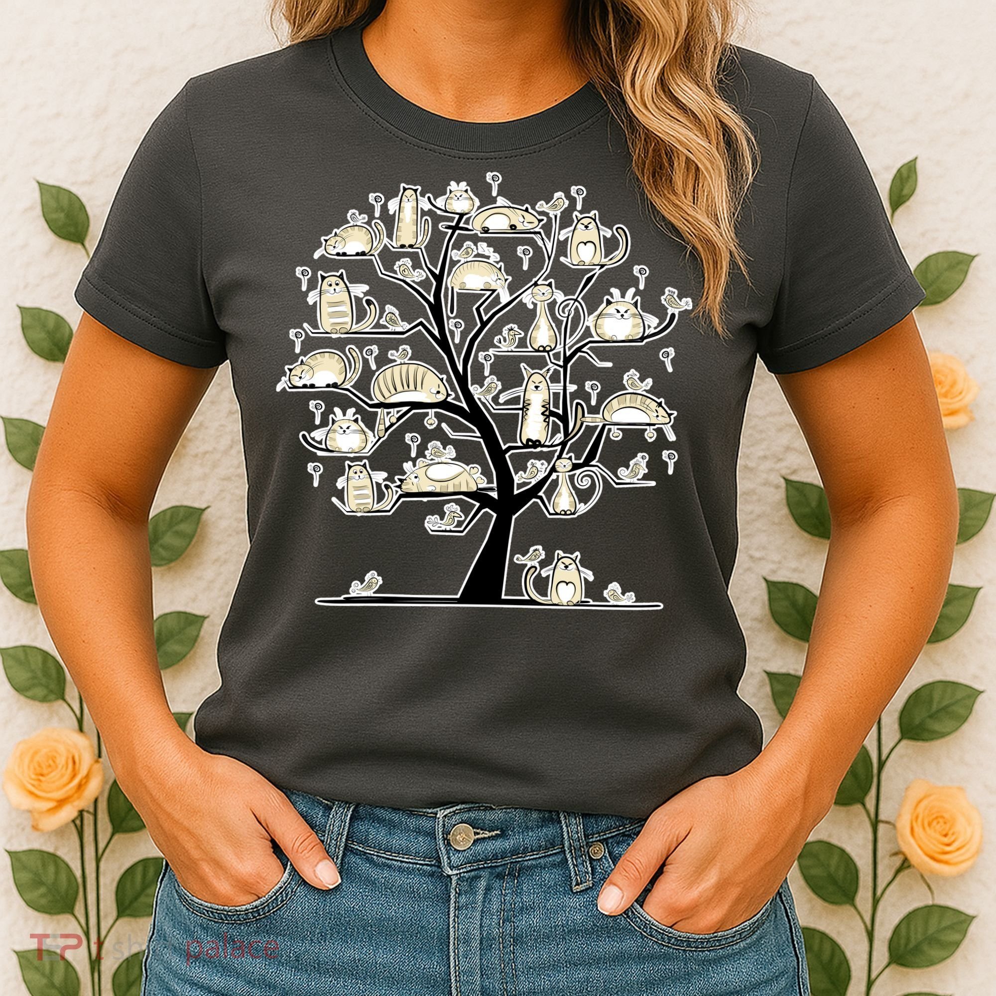Cats On Trees Women's T-Shirt