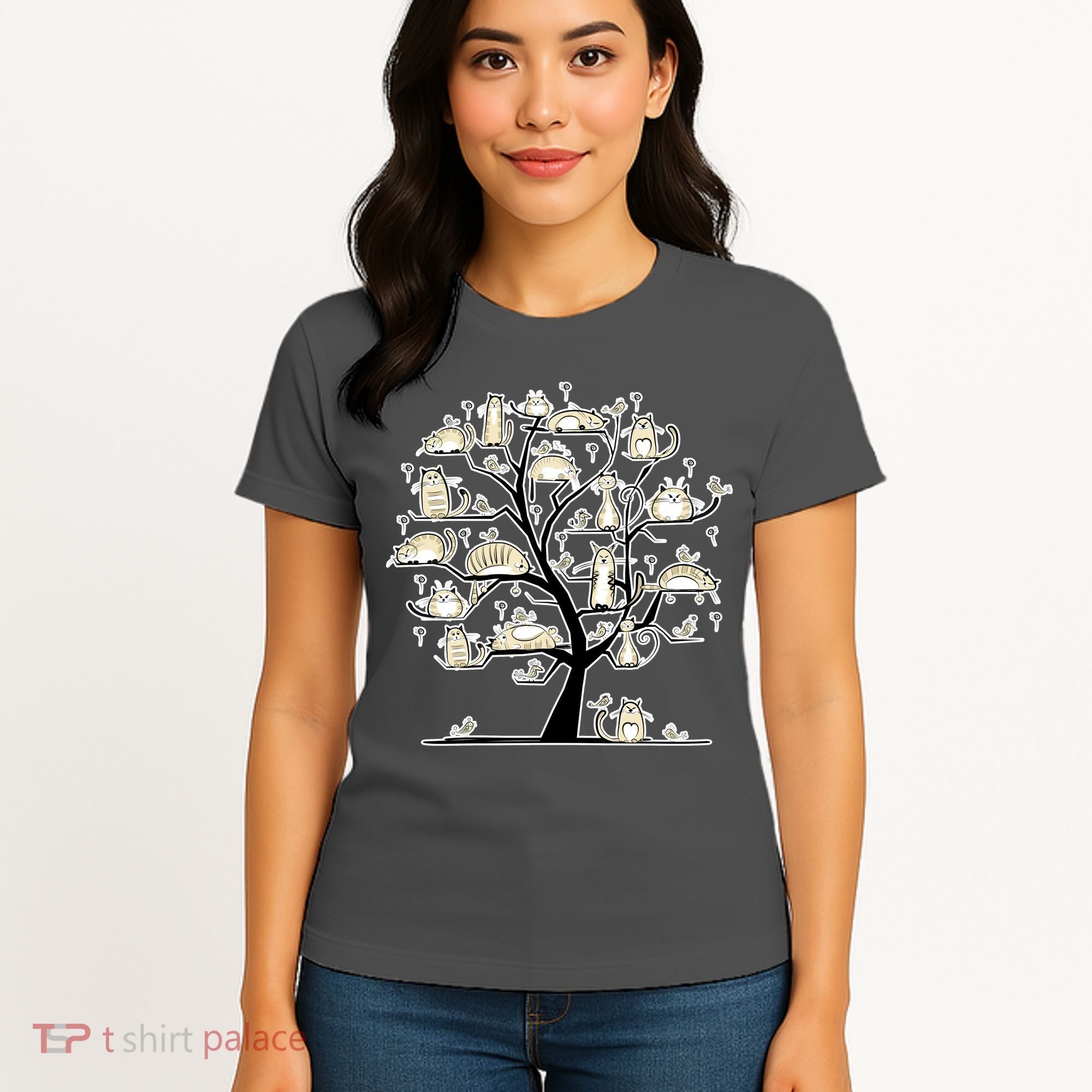 Cats On Trees Women's T-Shirt