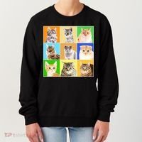 Cats Photo Portraits Collage Women's Sweatshirt thumb 0