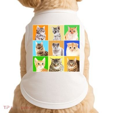 Cats Photo Portraits Collage Doggie Tank