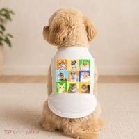 Cats Photo Portraits Collage Doggie Tank thumb 2