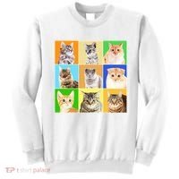 Cats Photo Portraits Collage Sweatshirt thumb 0