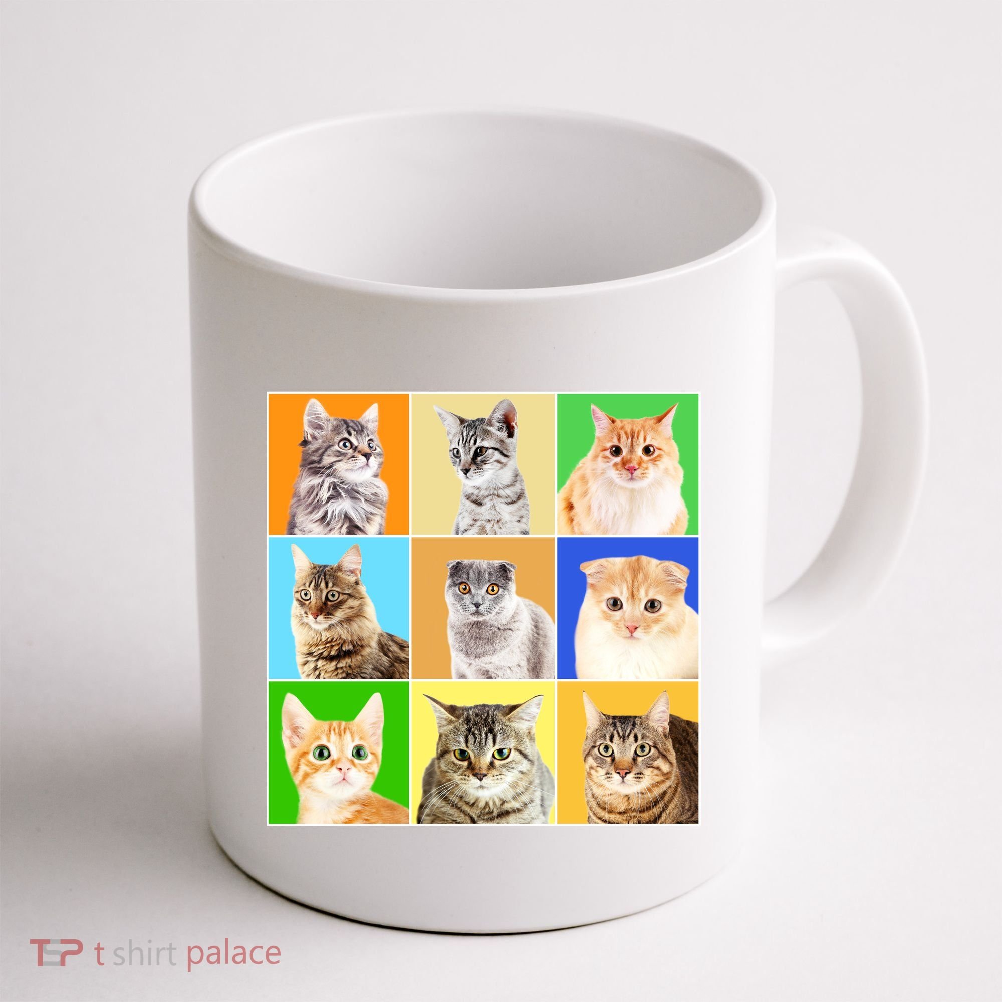 Cats Photo Portraits Collage Coffee Mug