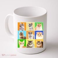 Cats Photo Portraits Collage Coffee Mug thumb 0