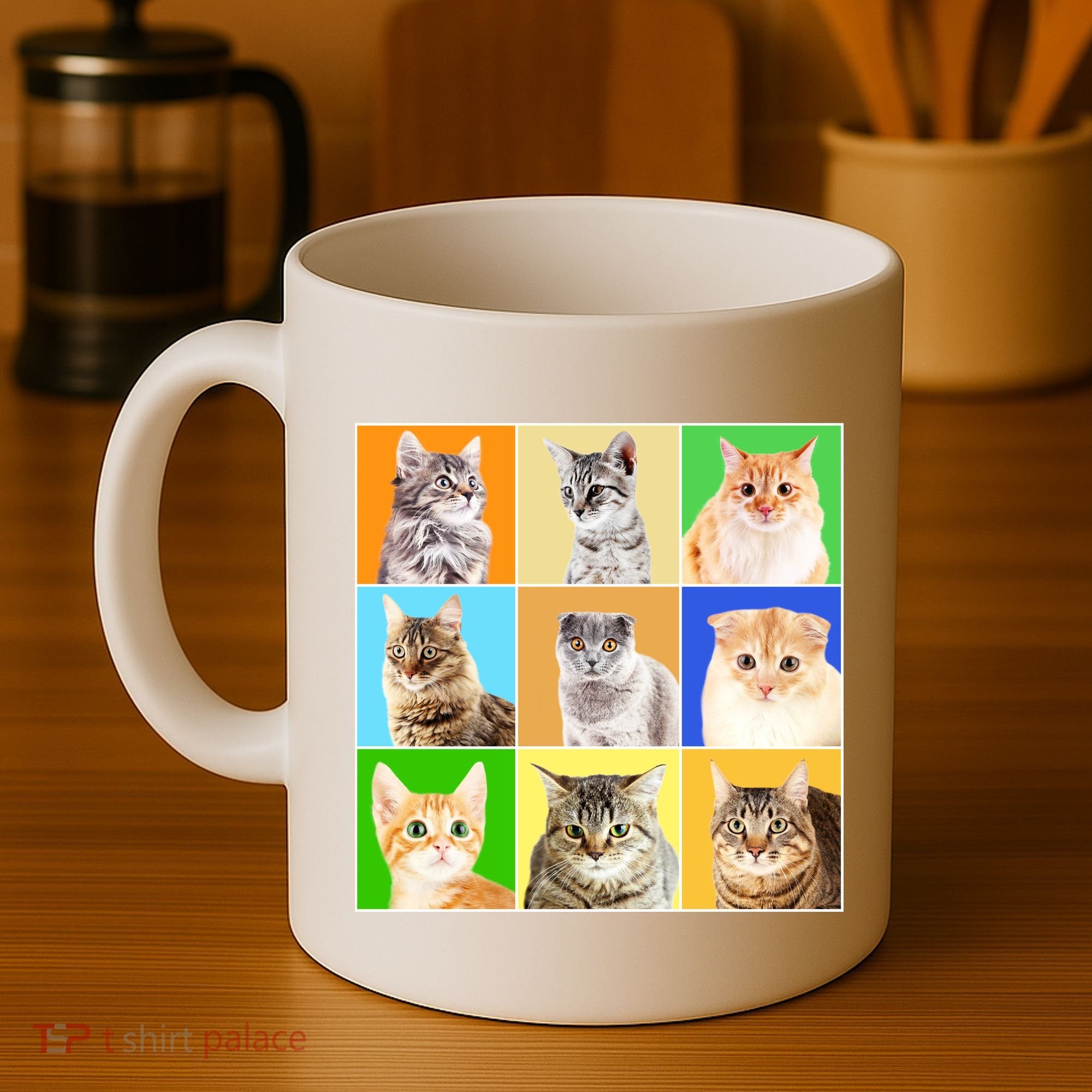 Cats Photo Portraits Collage Coffee Mug