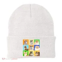 Cats Photo Portraits Collage Beanie thumb 0