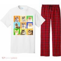 Cats Photo Portraits Collage Pajama Set thumb 0