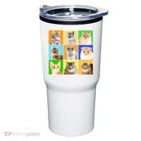 Cats Photo Portraits Collage Tumbler thumb 0
