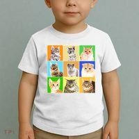Cats Photo Portraits Collage Toddler T-Shirt thumb 2