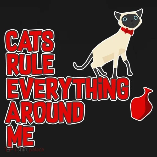 Cats Rule Everything Around Me  Doggie Tank