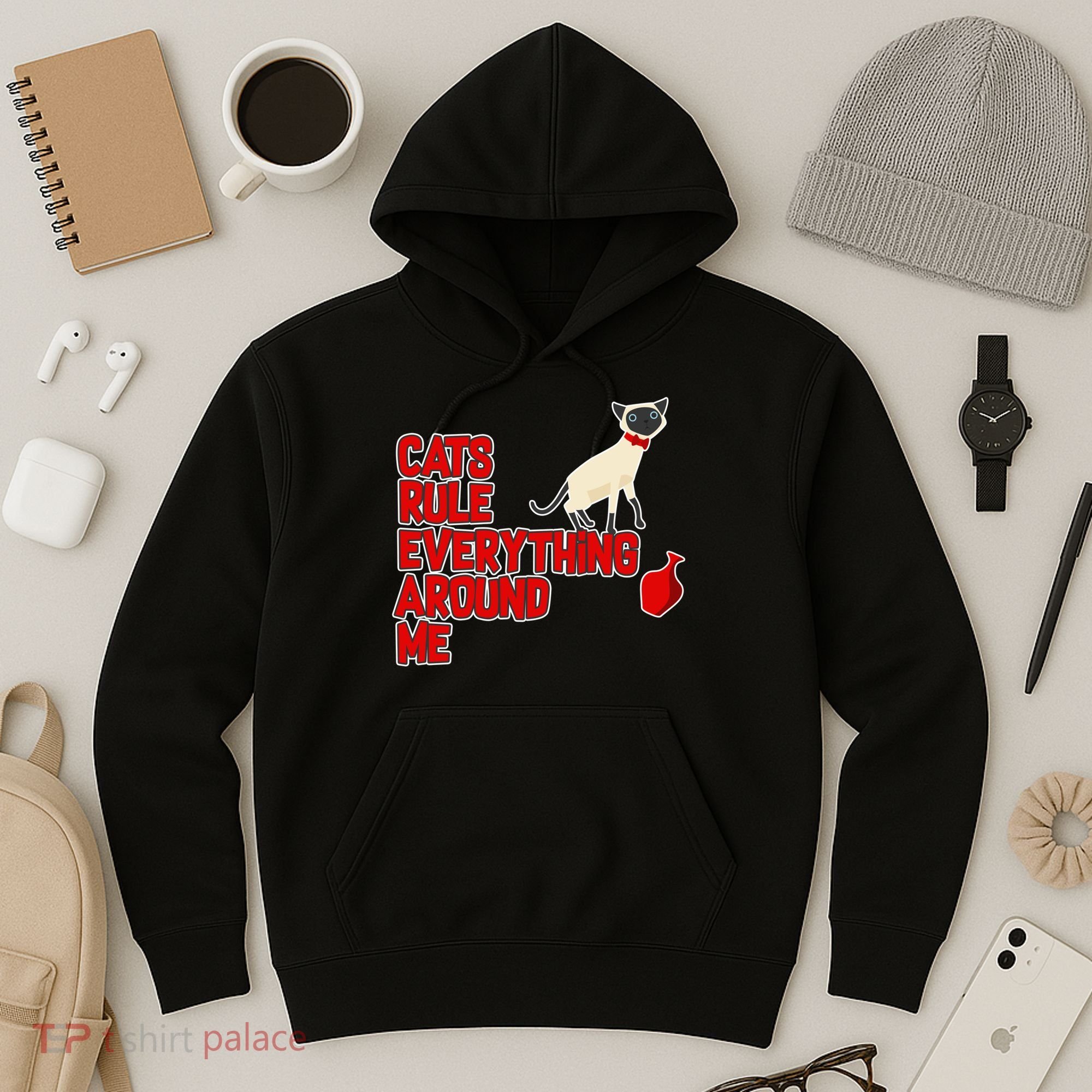 Cats Rule Everything Around Me  Hoodie
