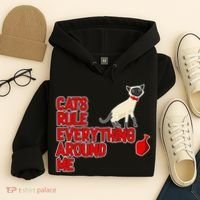 Cats Rule Everything Around Me  Hoodie thumb 4