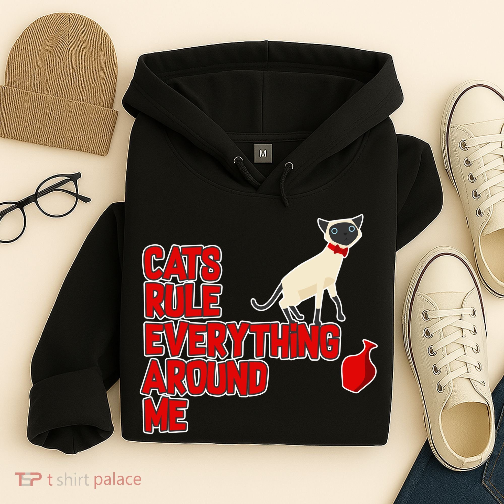 Cats Rule Everything Around Me  Hoodie