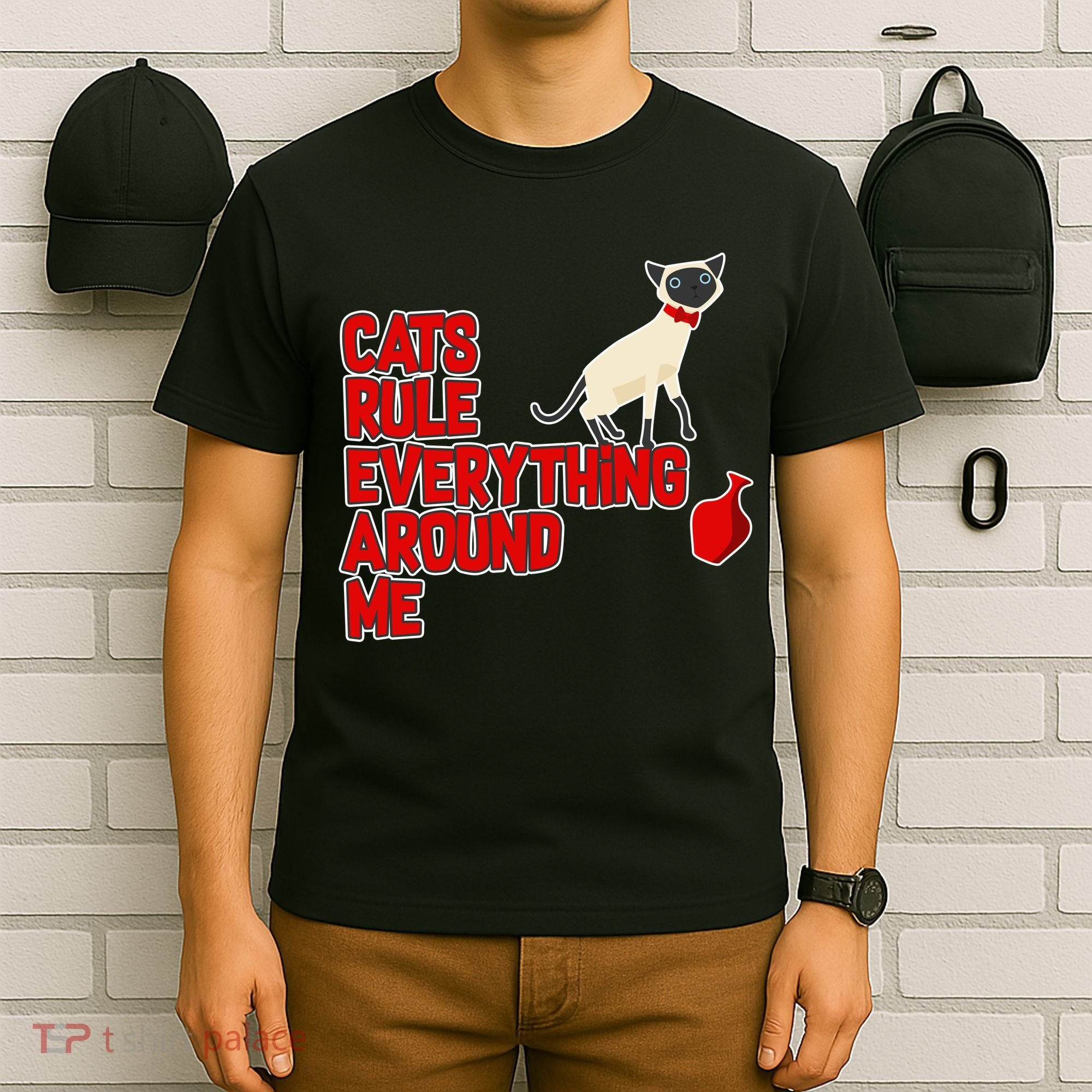 Cats Rule Everything Around Me  T-Shirt