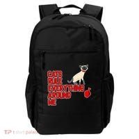 Cats Rule Everything Around Me  Backpack thumb 0