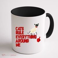 Cats Rule Everything Around Me  Coffee Mug thumb 1