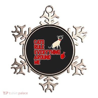 Cats Rule Everything Around Me  Ornament