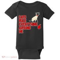 Cats Rule Everything Around Me  Baby Bodysuit thumb 0