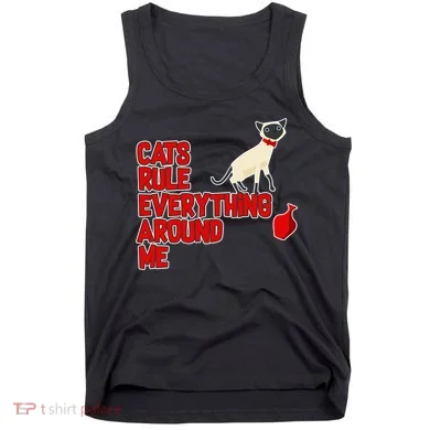 Cats Rule Everything Around Me Tank Top