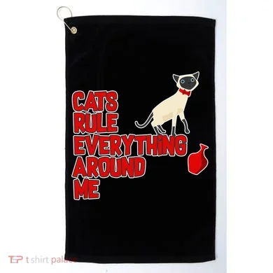 Cats Rule Everything Around Me Golf Towel
