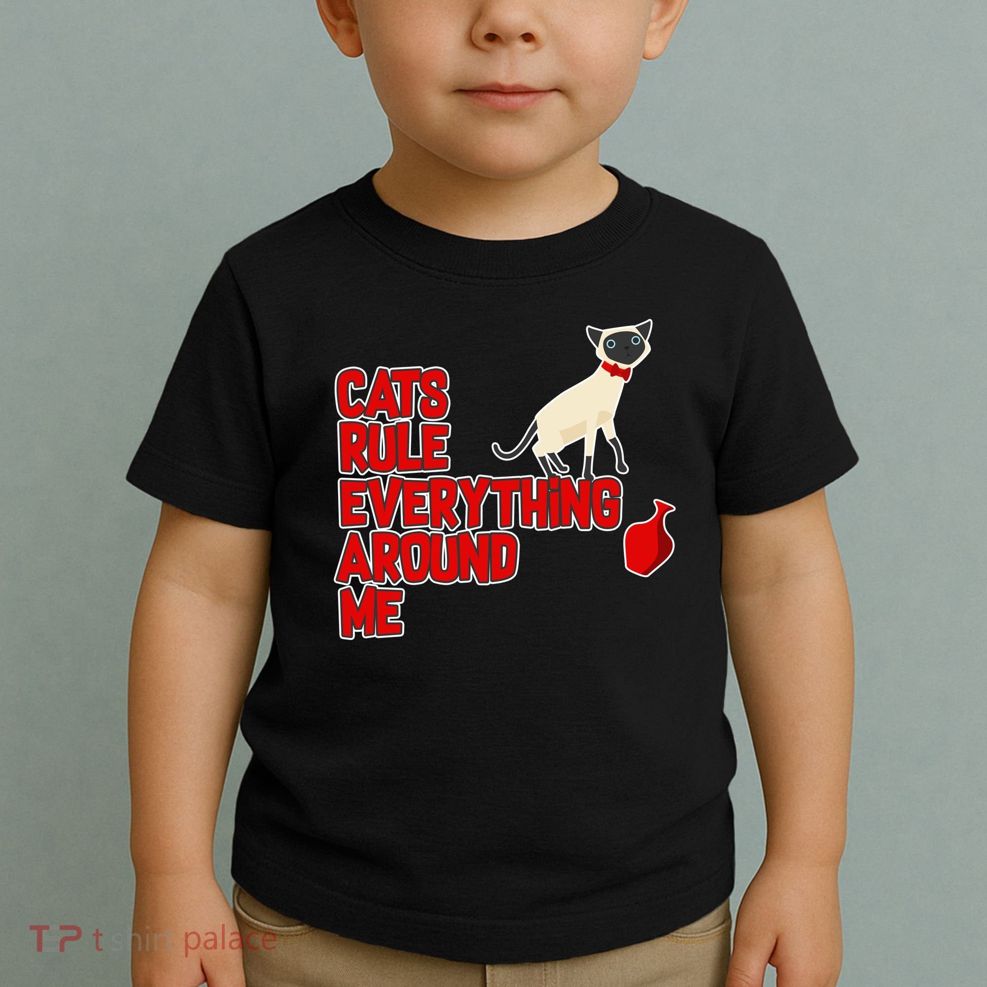 Cats Rule Everything Around Me  Toddler T-Shirt
