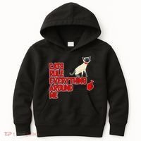 Cats Rule Everything Around Me  Kids Hoodie thumb 0