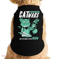 CatWars Funny Cat War Spoof Doggie Tank thumb 0