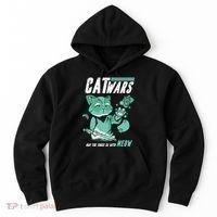 CatWars Funny Cat War Spoof Hoodie thumb 0