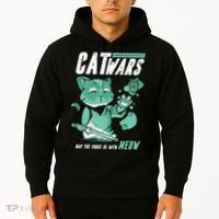 CatWars Funny Cat War Spoof Hoodie thumb 2
