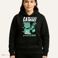CatWars Funny Cat War Spoof Hoodie thumb 5