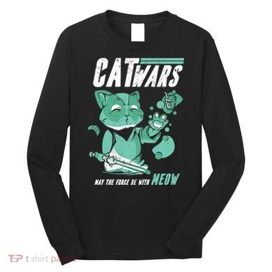 CatWars Funny Cat War Spoof Long Sleeve Shirt