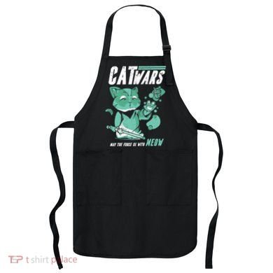 CatWars Funny Cat War Spoof Apron