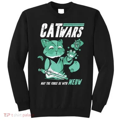 CatWars Funny Cat War Spoof Sweatshirt