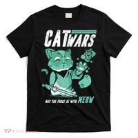 CatWars Funny Cat War Spoof T-Shirt thumb 0