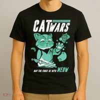 CatWars Funny Cat War Spoof T-Shirt thumb 3