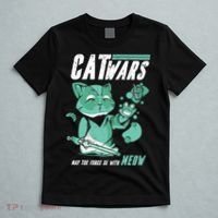 CatWars Funny Cat War Spoof T-Shirt thumb 5