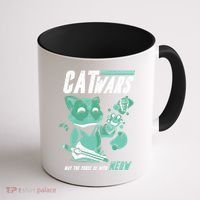 CatWars Funny Cat War Spoof Coffee Mug thumb 1