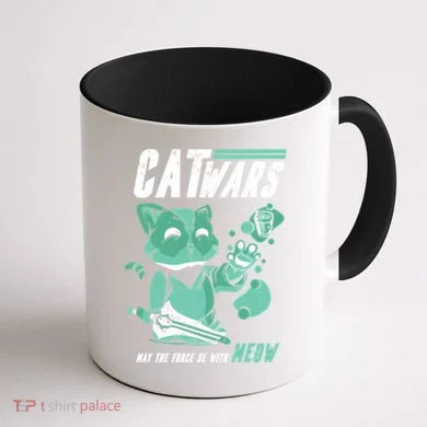 CatWars Funny Cat War Spoof Coffee Mug back