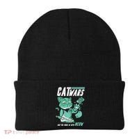CatWars Funny Cat War Spoof Beanie thumb 0