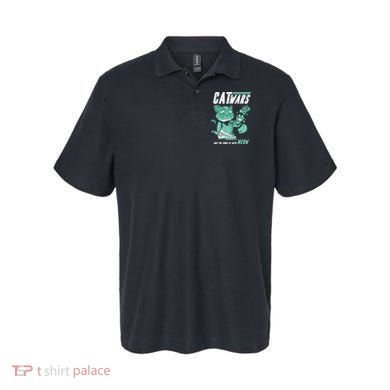 CatWars Funny Cat War Spoof Polo
