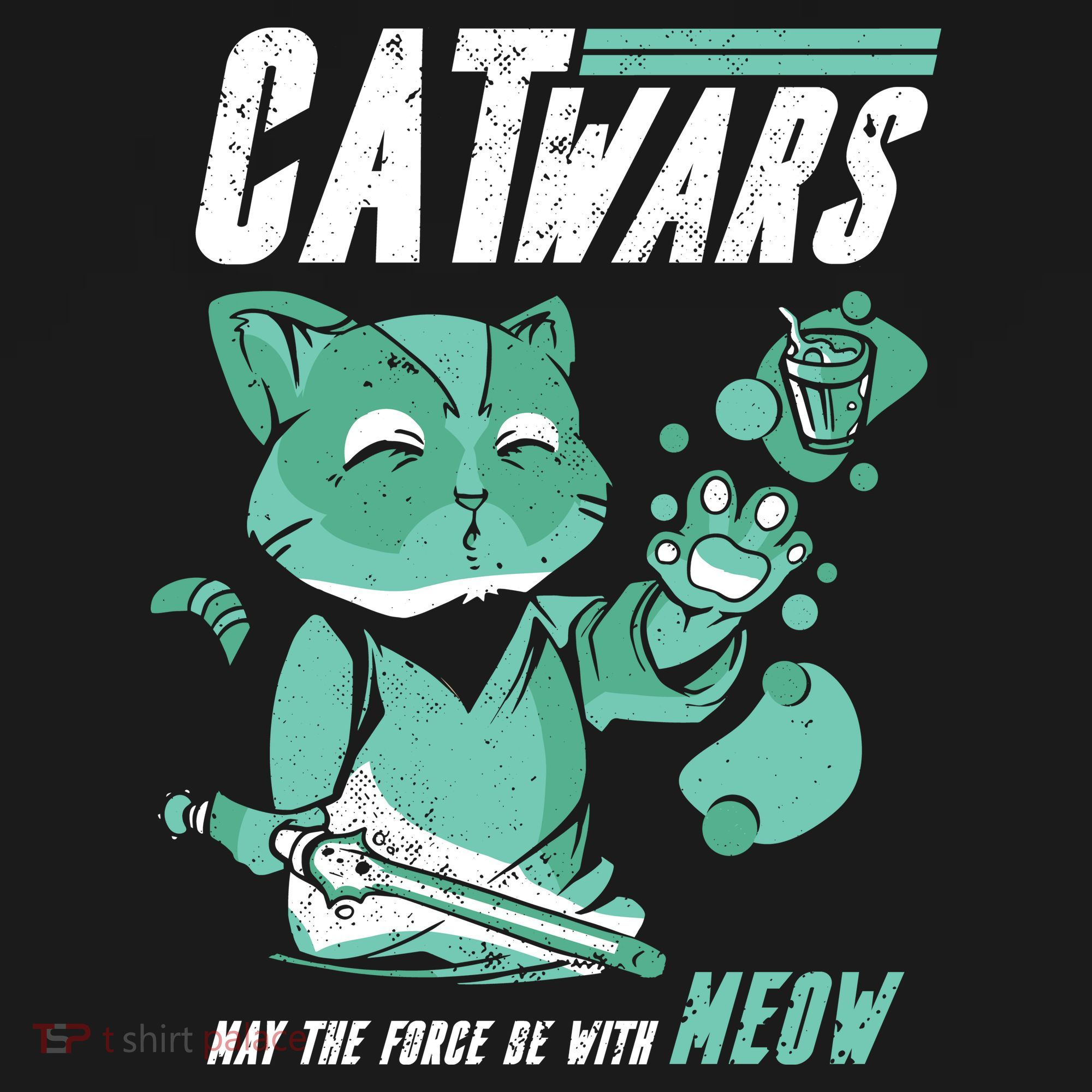 CatWars Funny Cat War Spoof Polo
