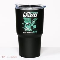 CatWars Funny Cat War Spoof Tumbler thumb 0